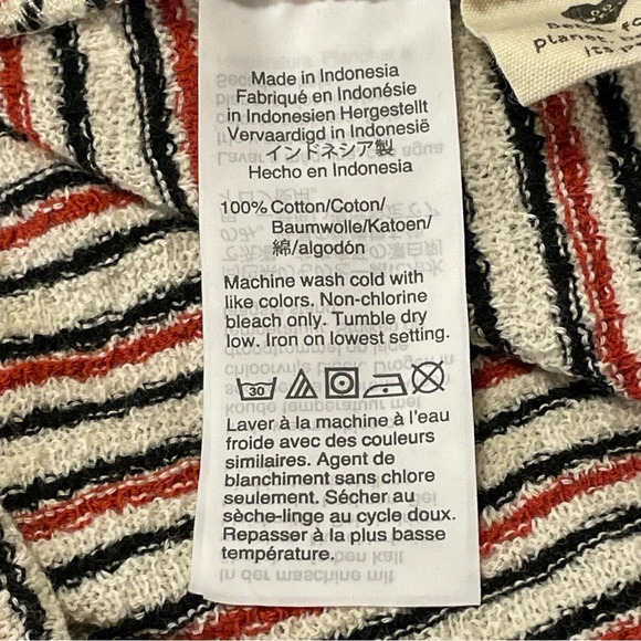 MADEWELL NWOT Superlight Jacquard Puff Sleeve Tee in Stripe - Picture 8 of 9